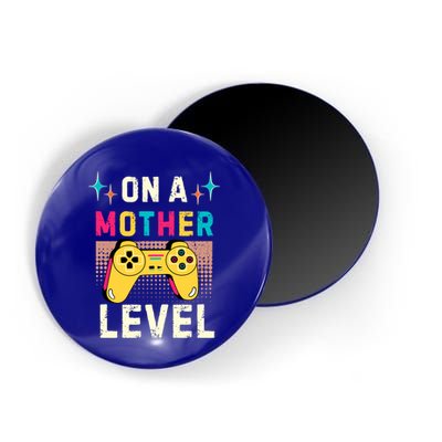 Funny Mothers Day Gamer Mom Gaming On A Mother Level Up Game Meaningful Gift Magnet