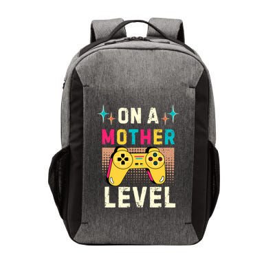 Funny Mothers Day Gamer Mom Gaming On A Mother Level Up Game Meaningful Gift Vector Backpack