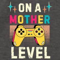 Funny Mothers Day Gamer Mom Gaming On A Mother Level Up Game Meaningful Gift Vector Backpack
