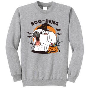 Funny Moo Deng Pumpkin Halloween Costumes Pygmy Hippopotamus Tall Sweatshirt