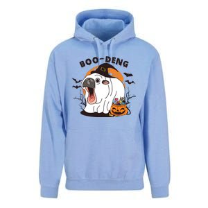 Funny Moo Deng Pumpkin Halloween Costumes Pygmy Hippopotamus Unisex Surf Hoodie