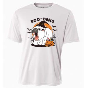 Funny Moo Deng Pumpkin Halloween Costumes Pygmy Hippopotamus Cooling Performance Crew T-Shirt