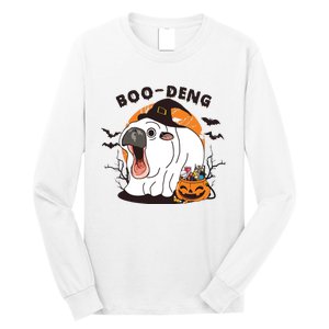 Funny Moo Deng Pumpkin Halloween Costumes Pygmy Hippopotamus Long Sleeve Shirt