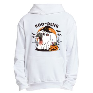 Funny Moo Deng Pumpkin Halloween Costumes Pygmy Hippopotamus Urban Pullover Hoodie