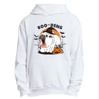 Funny Moo Deng Pumpkin Halloween Costumes Pygmy Hippopotamus Urban Pullover Hoodie