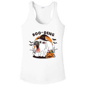 Funny Moo Deng Pumpkin Halloween Costumes Pygmy Hippopotamus Ladies PosiCharge Competitor Racerback Tank