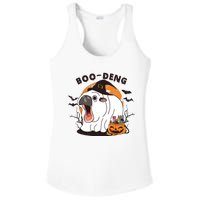 Funny Moo Deng Pumpkin Halloween Costumes Pygmy Hippopotamus Ladies PosiCharge Competitor Racerback Tank