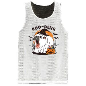 Funny Moo Deng Pumpkin Halloween Costumes Pygmy Hippopotamus Mesh Reversible Basketball Jersey Tank