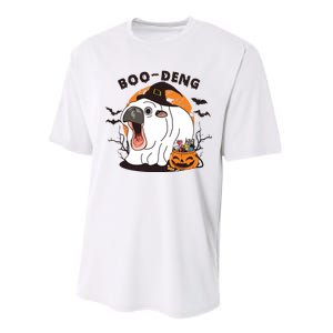 Funny Moo Deng Pumpkin Halloween Costumes Pygmy Hippopotamus Performance Sprint T-Shirt