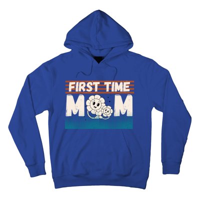 First MotherS Day New Mom Firsttime Mom Blooming Flower Gift Hoodie