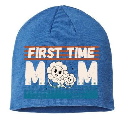 First MotherS Day New Mom Firsttime Mom Blooming Flower Gift Sustainable Beanie