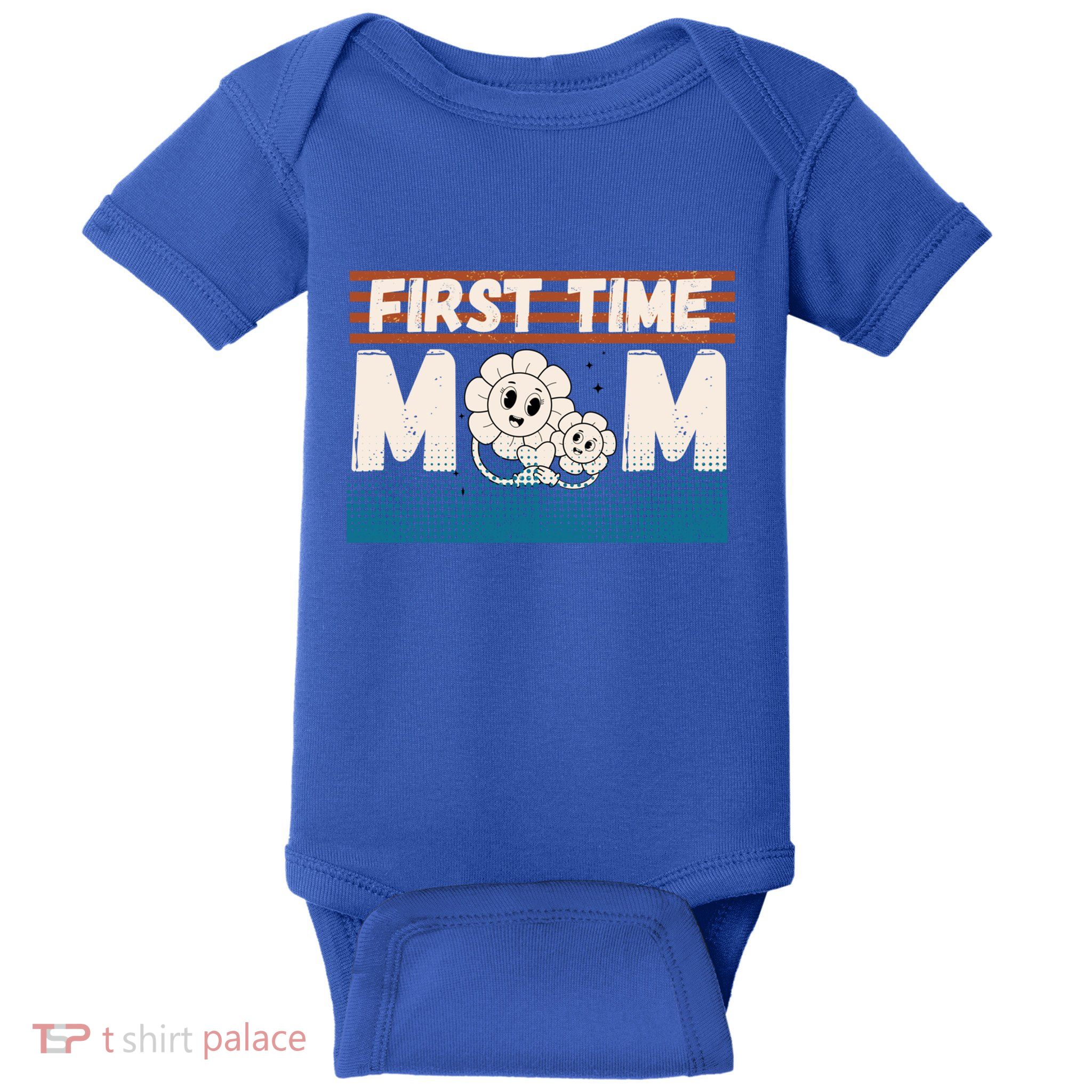 First MotherS Day New Mom Firsttime Mom Blooming Flower Gift Baby Bodysuit