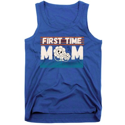 First MotherS Day New Mom Firsttime Mom Blooming Flower Gift Tank Top