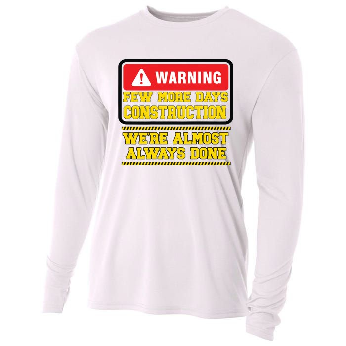 Few More Days Construction Company Construction Workers Cooling Performance Long Sleeve Crew