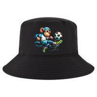 Funny Monkey Design Monkey Playing Soccer Cool Comfort Performance Bucket Hat