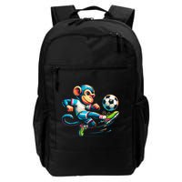 Funny Monkey Design Monkey Playing Soccer Backpack