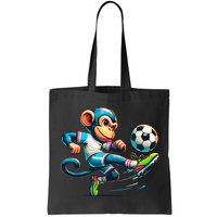 Funny Monkey Design Monkey Playing Soccer Bag
