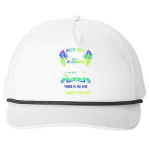 For My Dad In Heaven I Hide My Tears Who Miss You Meaningful Gift Snapback Five-Panel Rope Hat