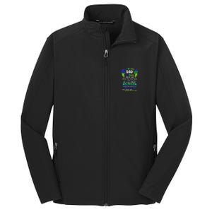 For My Dad In Heaven I Hide My Tears Who Miss You Meaningful Gift Core Soft Shell Jacket