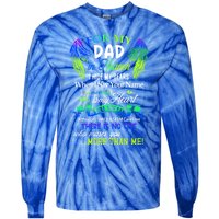 For My Dad In Heaven I Hide My Tears Who Miss You Meaningful Gift Tie-Dye Long Sleeve Shirt