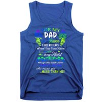 For My Dad In Heaven I Hide My Tears Who Miss You Meaningful Gift Tank Top