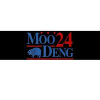 Funny Moo Deng 2024 Cute Baby Hippo Moo Deng Gift Bumper Sticker