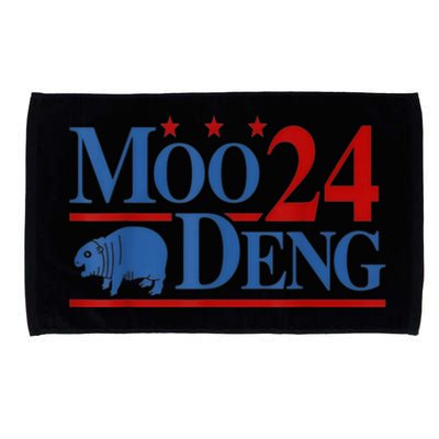 Funny Moo Deng 2024 Cute Baby Hippo Moo Deng Gift Microfiber Hand Towel