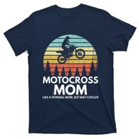 Funny Motocross Dirt Bike Mom Retro 70s Motocross Braaap T-Shirt