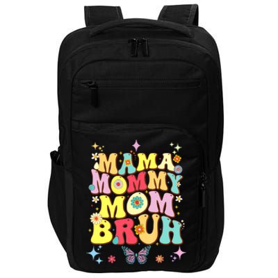 Funny Mother's Day , Mama Mommy Mom Bruh Mom Color Impact Tech Backpack