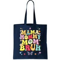 Funny Mother's Day , Mama Mommy Mom Bruh Mom Color Tote Bag