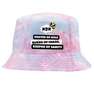 Funny Mothers Day Quote Cool Golf Mom Lover 2024 Meaningful Gift Tie-Dyed Bucket Hat