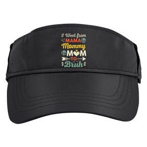 Funny Mothers Day design I Went from Mama for wife and mom Adult Drive Performance Visor