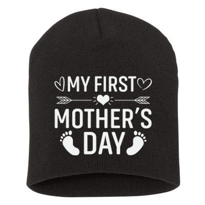 First MotherS Day Celebration Artwork Short Acrylic Beanie