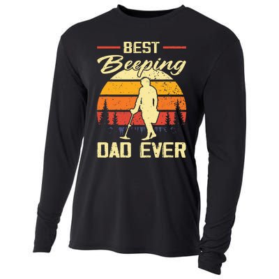 Funny Metal Detector Detecting Saying Cooling Performance Long Sleeve Crew