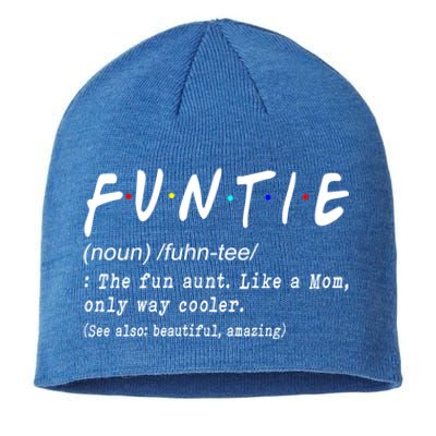 Funny Mothers Day Funtie Definition The Fun Aunt Like A Mom Gift Sustainable Beanie