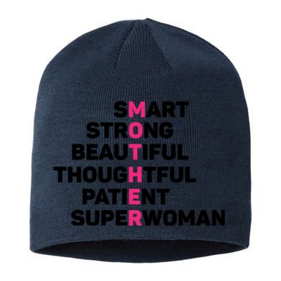 Funny Mother's Day T Sustainable Beanie