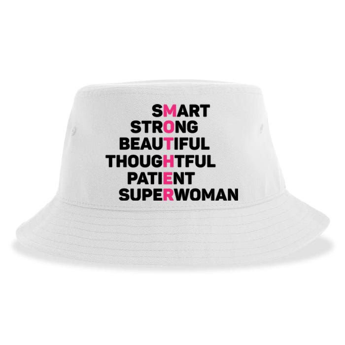 Funny Mother's Day T Sustainable Bucket Hat