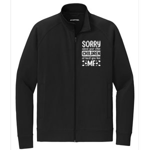 Funny Mothers Day T Stretch Full-Zip Cadet Jacket