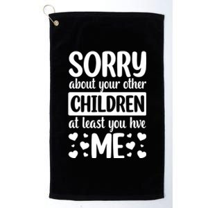 Funny Mothers Day T Platinum Collection Golf Towel