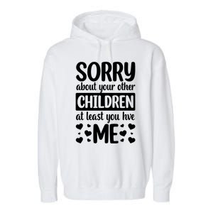 Funny Mothers Day T Garment-Dyed Fleece Hoodie