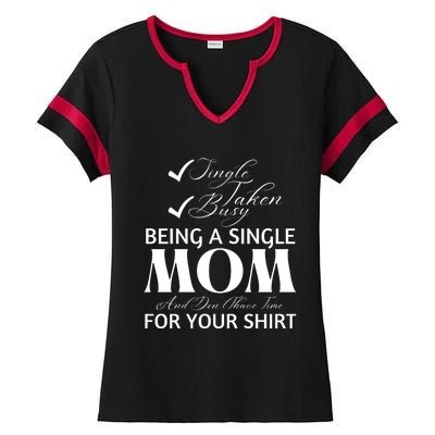 Funny Mothers Day T S Ladies Halftime Notch Neck Tee