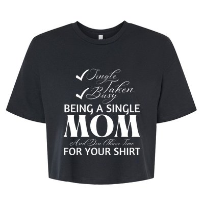 Funny Mothers Day T S Bella+Canvas Jersey Crop Tee