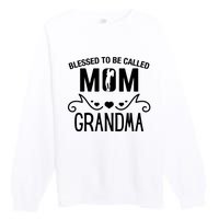 Funny Mothers Day T S Premium Crewneck Sweatshirt