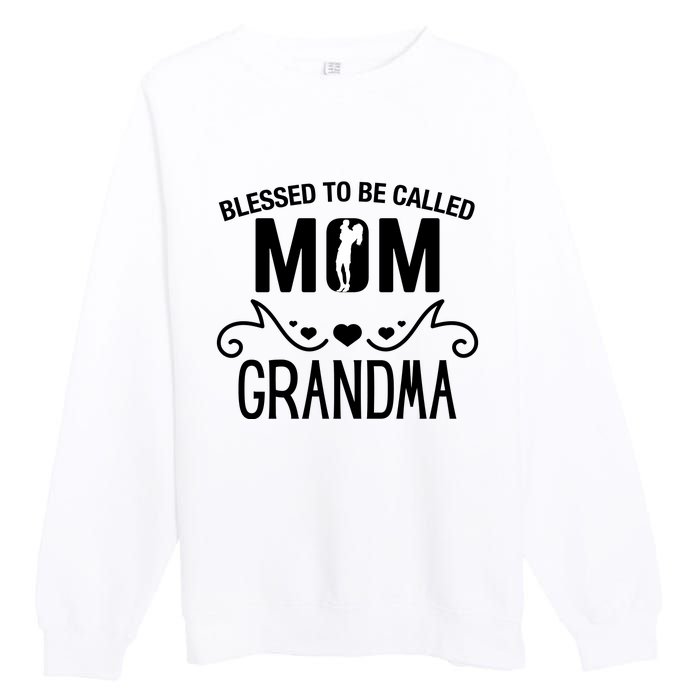 Funny Mothers Day T S Premium Crewneck Sweatshirt