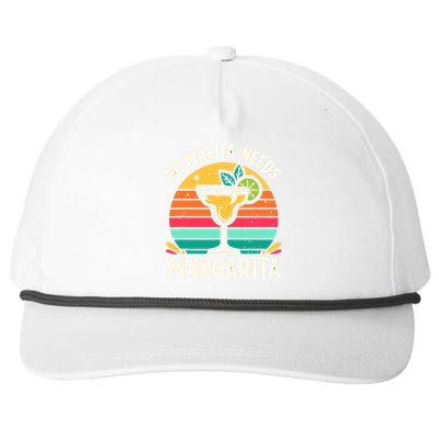 Funny MotherS Day Mamacita Needs A Margarita Snapback Five-Panel Rope Hat