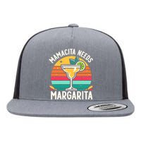 Funny MotherS Day Mamacita Needs A Margarita Flat Bill Trucker Hat