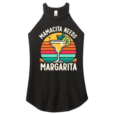 Funny MotherS Day Mamacita Needs A Margarita Women’s Perfect Tri Rocker Tank