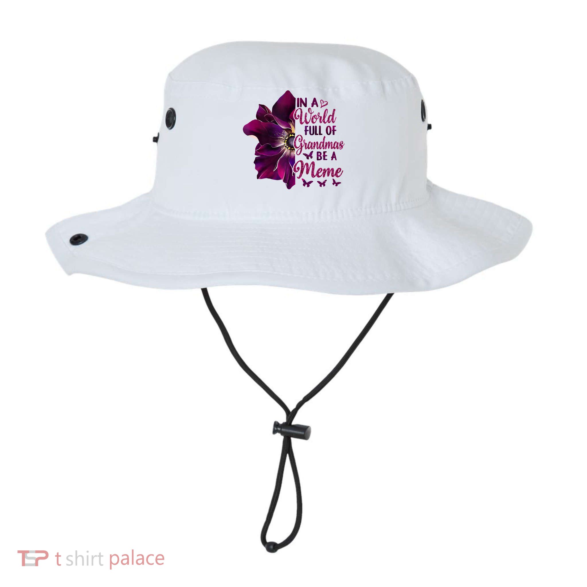 Floral Mothers Day In A World Full Of Grandmas Be A Meme Bucket Hat