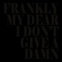Frankly My Dear I DonT Give A Damn... Stripe Pom Pom Beanie