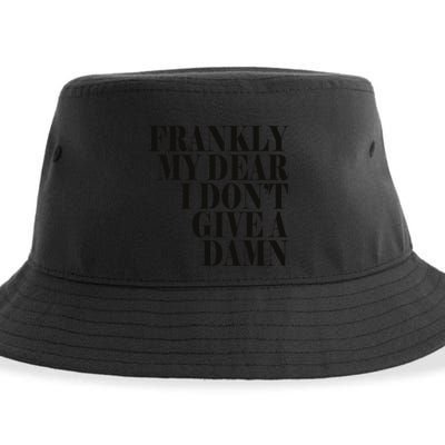 Frankly My Dear I DonT Give A Damn... Sustainable Bucket Hat
